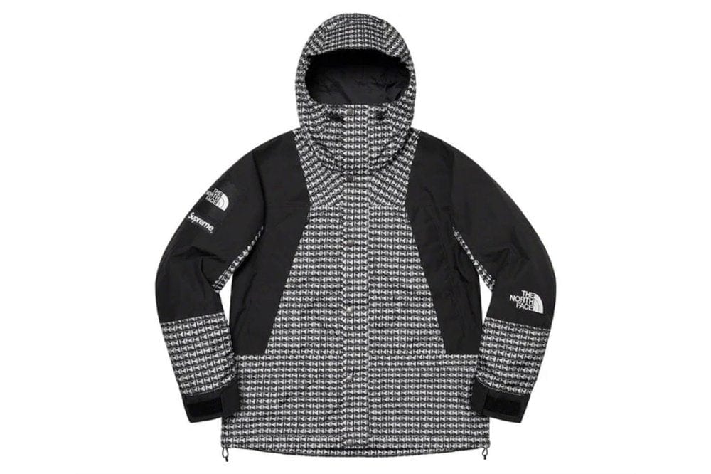 Black and white supreme hot sale jacket