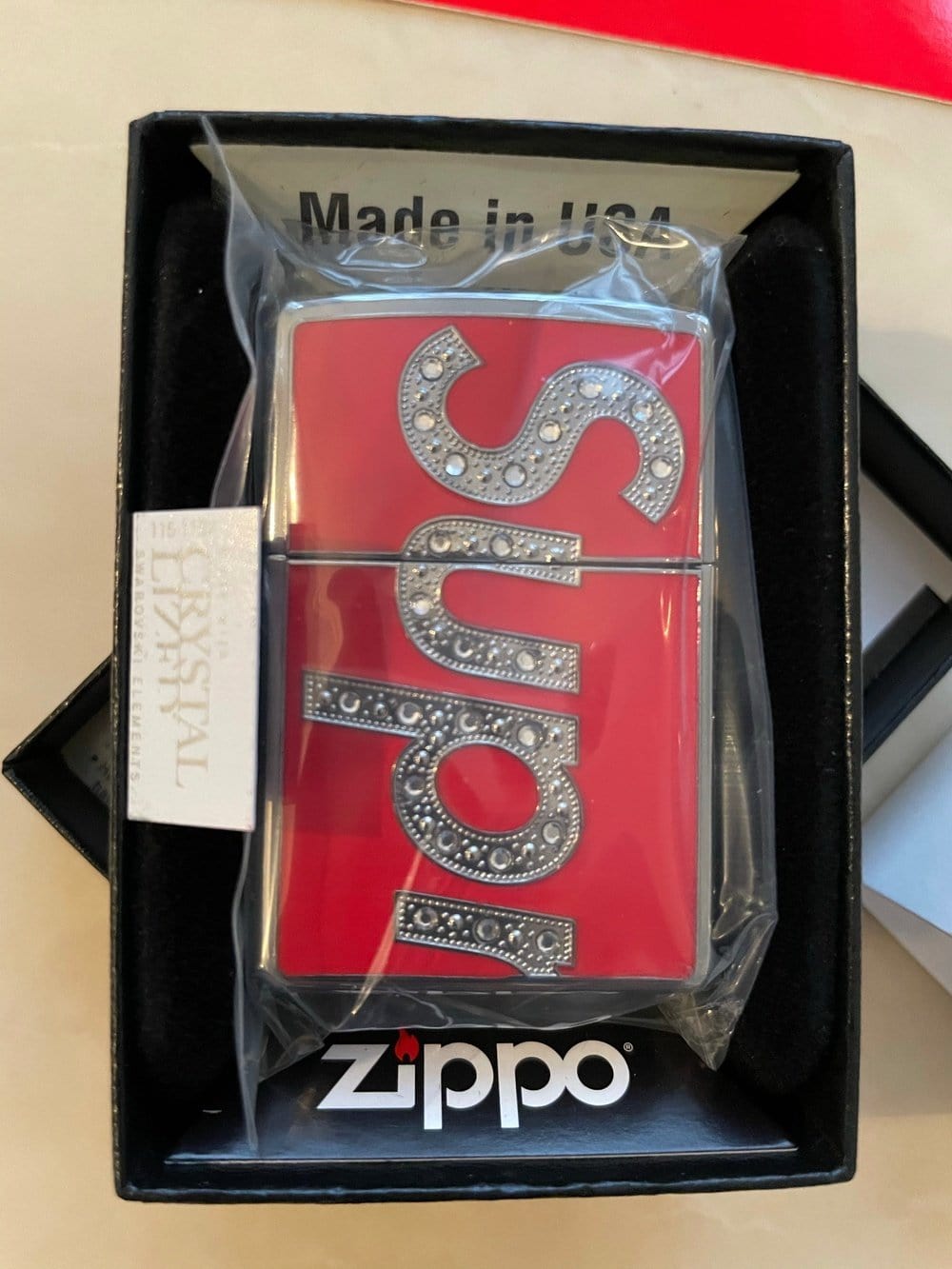 Supreme X Swarovski Zippo Lighter – AyZed Clothing