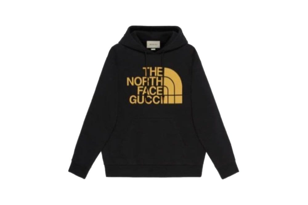Gucci x The North Face Web Print Hoodie Black – AyZed Clothing