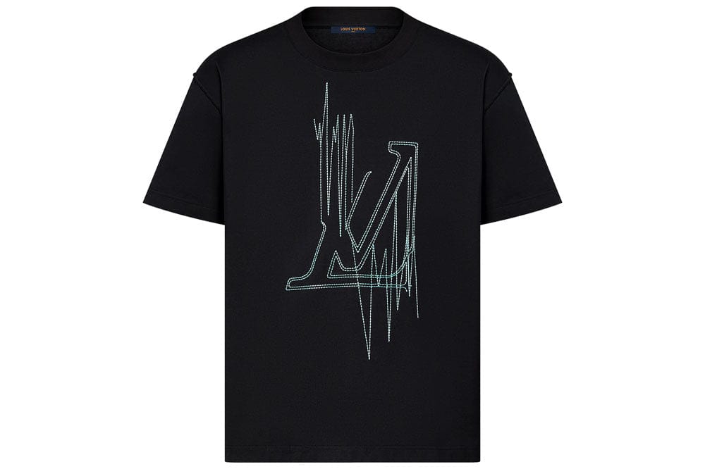 Louis LV Frequency T-Shirt Black AyZed