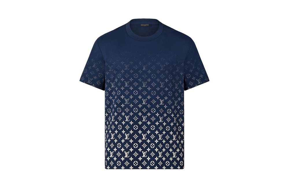 Louis Vuitton Monogram T-Shirt Dress Blue Glacier. Size M0