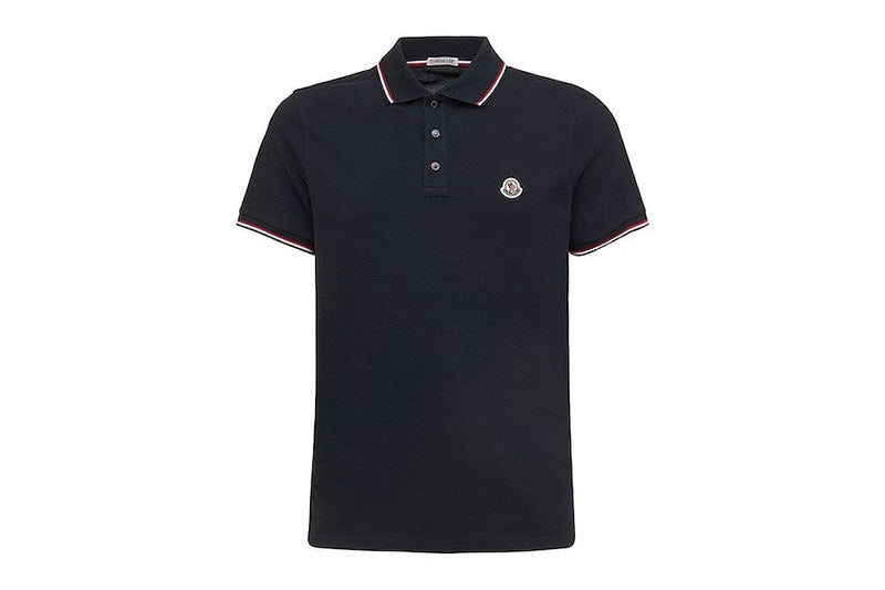 Moncler T-Shirt Moncler Cotton piquet polo shirt - Navy