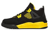 Jordan Trainers Nike Air Jordan 4 Retro 'Thunder' Sneakers Black Tour Yellow GS