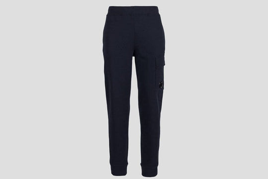 CP Company Diagonal Raised Fleece Sweatpants Dark Blue