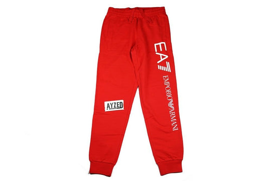 EA7 Emporio Armani Red Tracksuit Bottom