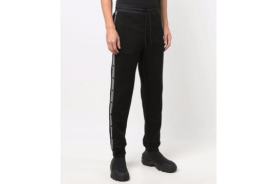 Moncler Taped Logo Track Pants Black