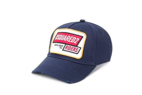 Dsquared2 Riders Logo Baseball Cap Navy Blue