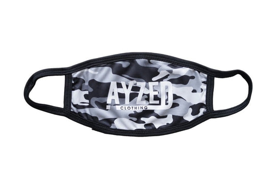 Ayzed Clothing Face Mask Black Camo