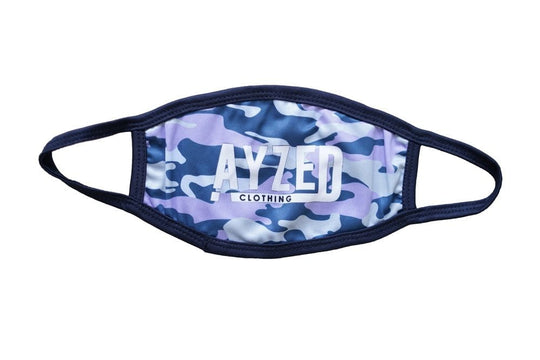 Ayzed Clothing Face Mask Blue/purple camo