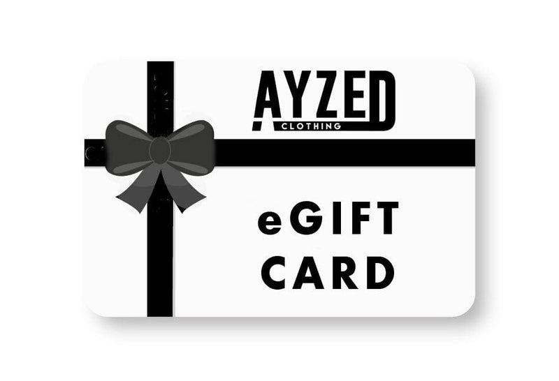 AyZed Clothing Gift Cards £10.00 eGift Voucher