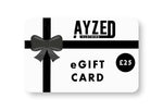 AyZed Clothing Gift Cards £25.00 eGift Voucher