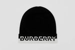 Givenchy Hat Copy of Givenchy Logo Reversible Beanie Hat Blue & Black