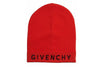 Givenchy Hat Givenchy Logo Reversible Beanie Hat Orange & Black
