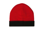 Givenchy Hat Givenchy Logo Reversible Beanie Hat Red & Black
