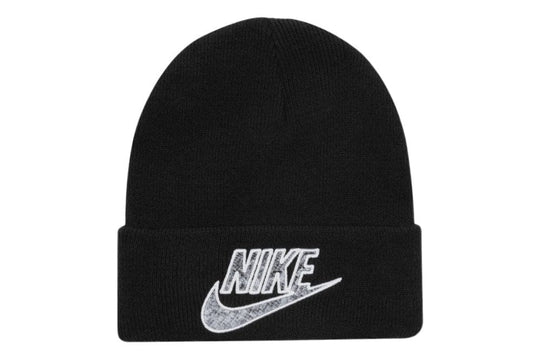 Supreme x Nike Snakeskin Beanie Black