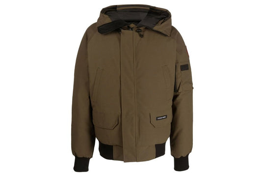 Canada Goose Chilliwack Hooded Arctic-Tech Bomber Jacket Military Green