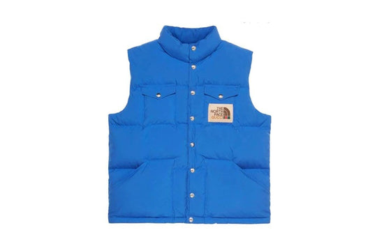 Gucci x The North Face Down Gillet Vest Blue