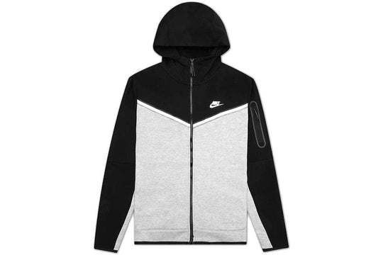 Nike Tech Fleece Full Zip Hoodie Black Grey White
