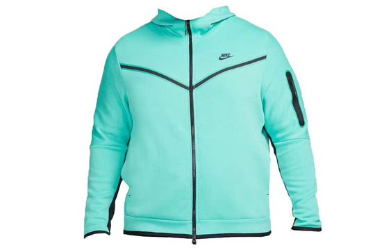 Nike Tech Fleece Full Zip Hoodie Teal Black