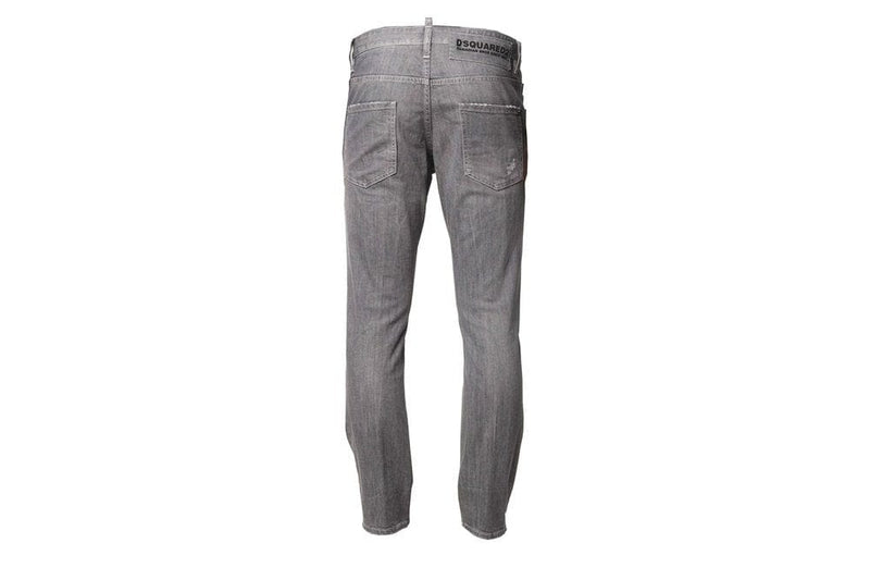 Dsquared2 Jeans Dsquared2 Skater Printed Patch Denim Jeans Grey