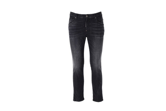 Dsquared2 Skinny Skater Jeans In Faded Black