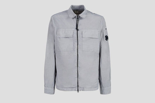 CP Company Taylon L Zipped Shirt Griffin Grey