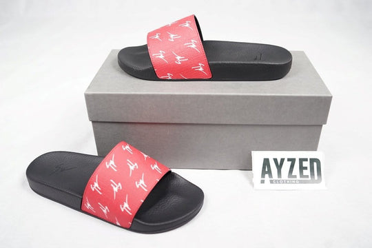 Giuseppe Zanotti Brett Signature Red Slides