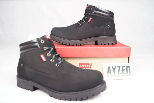 Levi's Black Suede Watsonville Boots