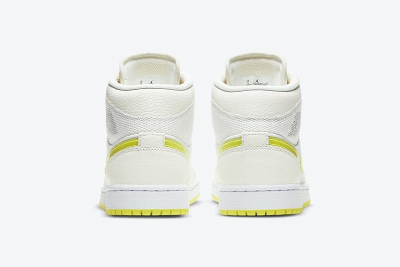 Jordan Shoes Nike Air Jordan 1 Mid SE White Voltage Yellow