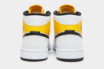Jordan Shoes Nike Air Jordan 1 Mid White Black University Gold