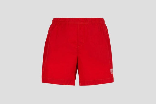 CP Company Chrome Swim Shorts Fiery Red