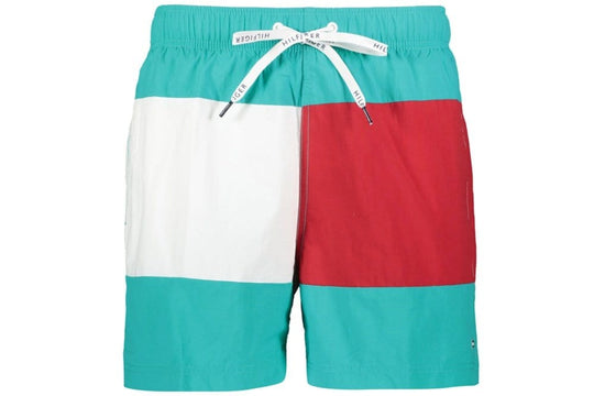 Tommy Hilfiger Green Red White Swimming Shorts