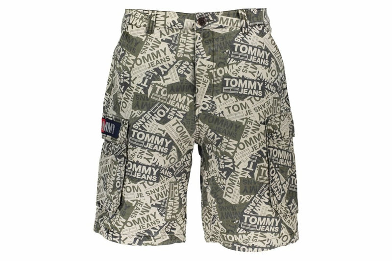 Tommy Hilfiger Shorts Tommy Hilfiger Khaki Green Branded Cargo Shorts