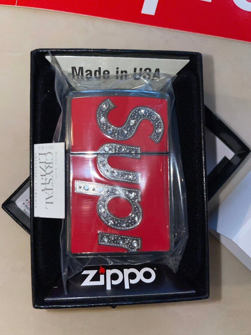 Supreme X Swarovski Zippo Lighter – AyZed Clothing