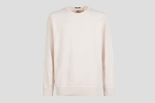 CP Company Cotton Fleece Resist Dyed Sleeve Logo Sweatshirt Orange