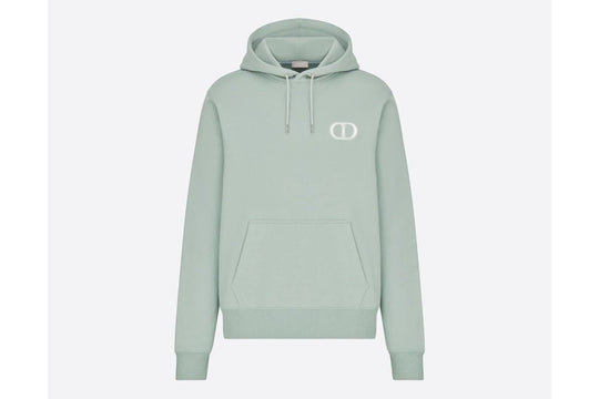 Christian Dior ‘CD Icon’ Hooded Sweatshirt Mint Green