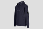 CP Company Sweatshirts & Jumpers CP Company Light Fleece Pullover Hoodie Navy Blue