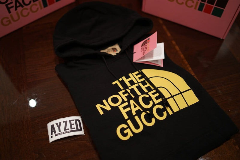 Gucci The North Face Gucci Black Graphic Print Hoodie