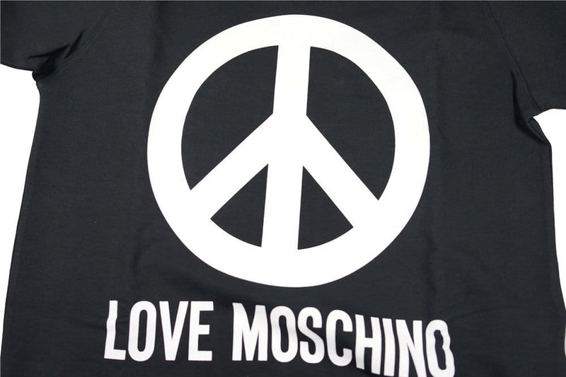 MOSCHINO Sweatshirts & Jumpers Moschino Big Logo Sweatshirt Navy And White