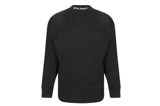 Palm Angels Oversized Logo Long Sleeve T-Shirt Black