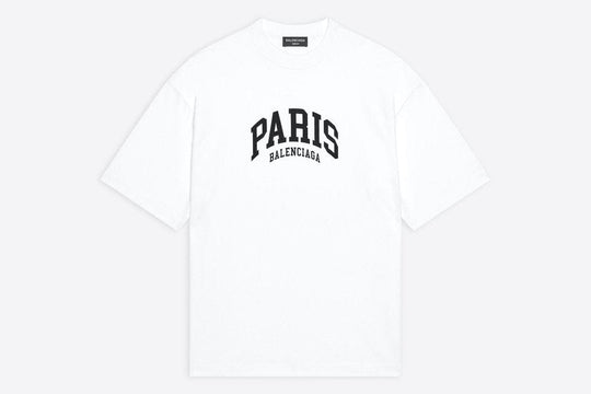 Balenciaga Cities Paris T-Shirt White
