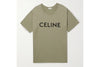Celine T-Shirt Celine Loose T-Shirt In Cotton Jersey Green