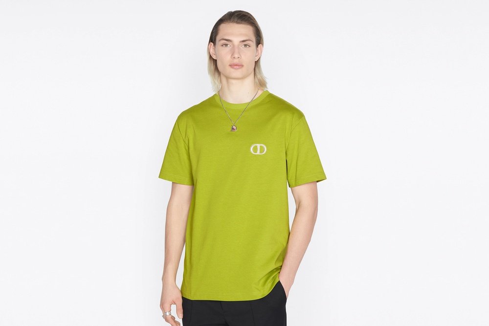 Christian dior green t shirt Clearance
