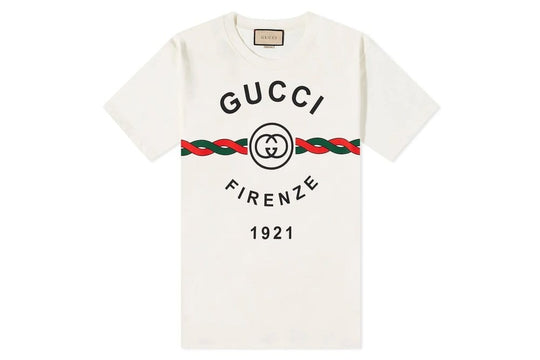 Gucci ‘Firenze 1921’ Print T-Shirt White