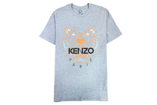 kenzo Classic Tiger T-Shirt Grey Orange