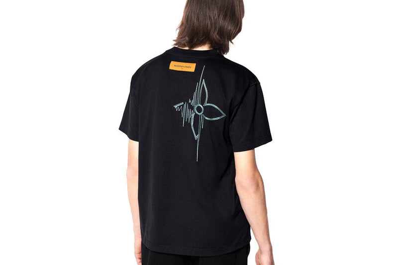 Louis Vuitton Black 'LV Frequency' T-Shirt