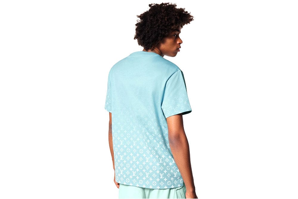 Louis Vuitton Blue Lvse Monogram Gradient T-shirt Bleu Ciel for men in 2023