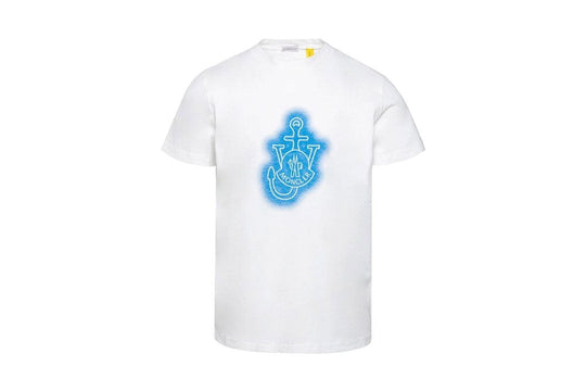 Moncler x JW Anderson Logo Printed T Shirt White