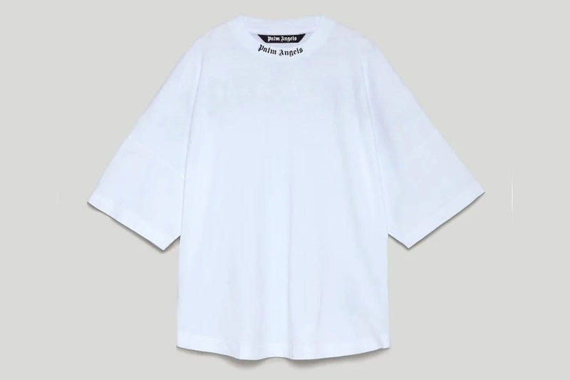 Palm Angels T-Shirt Palm Angels Oversized Logo T-Shirt White