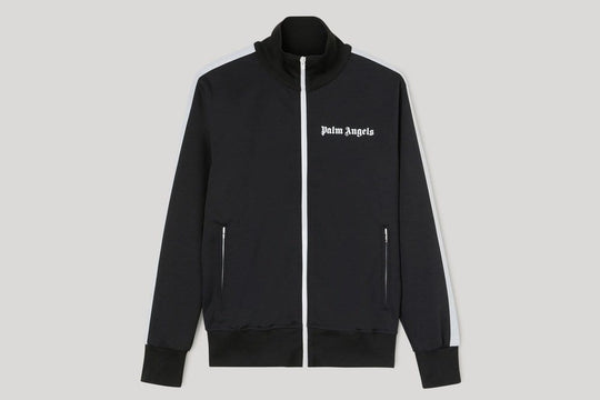 Palm Angels Classic Track Jacket Black White